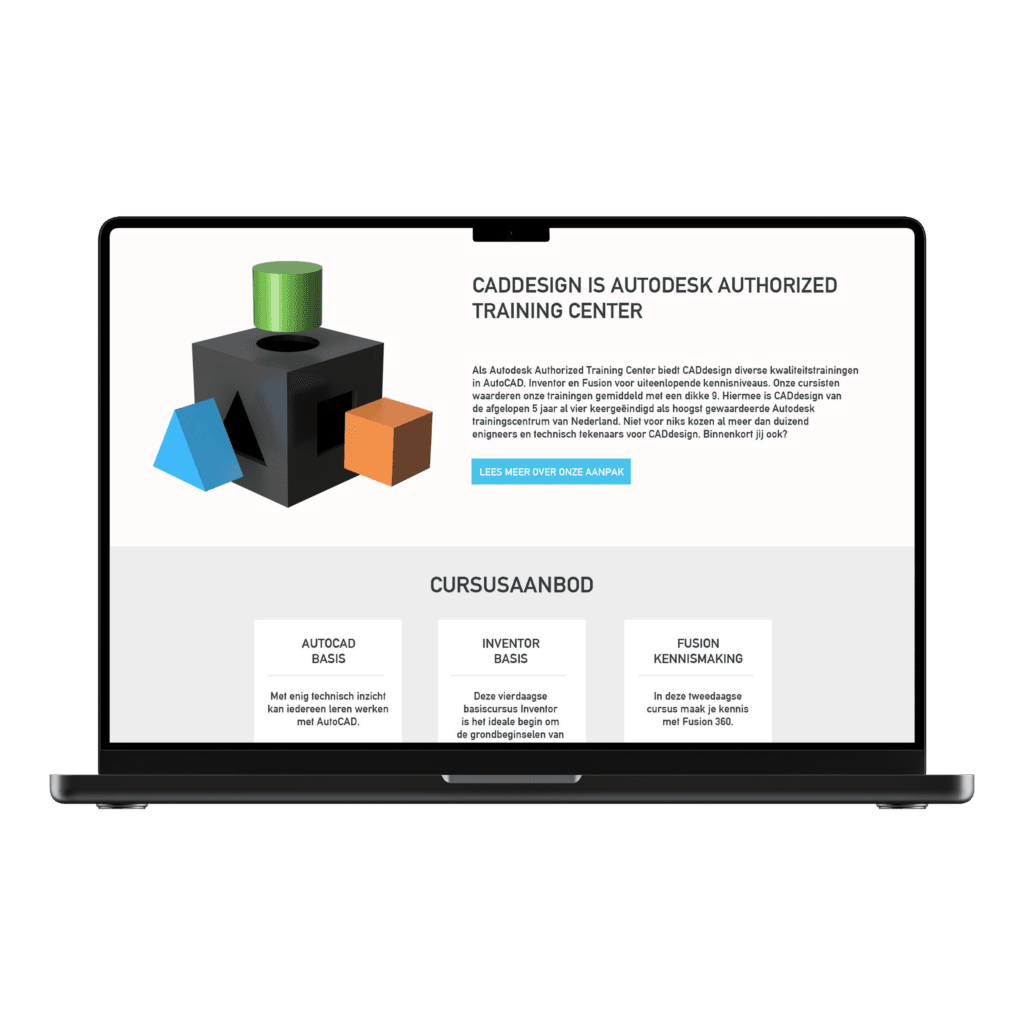 CADdesign website redesign