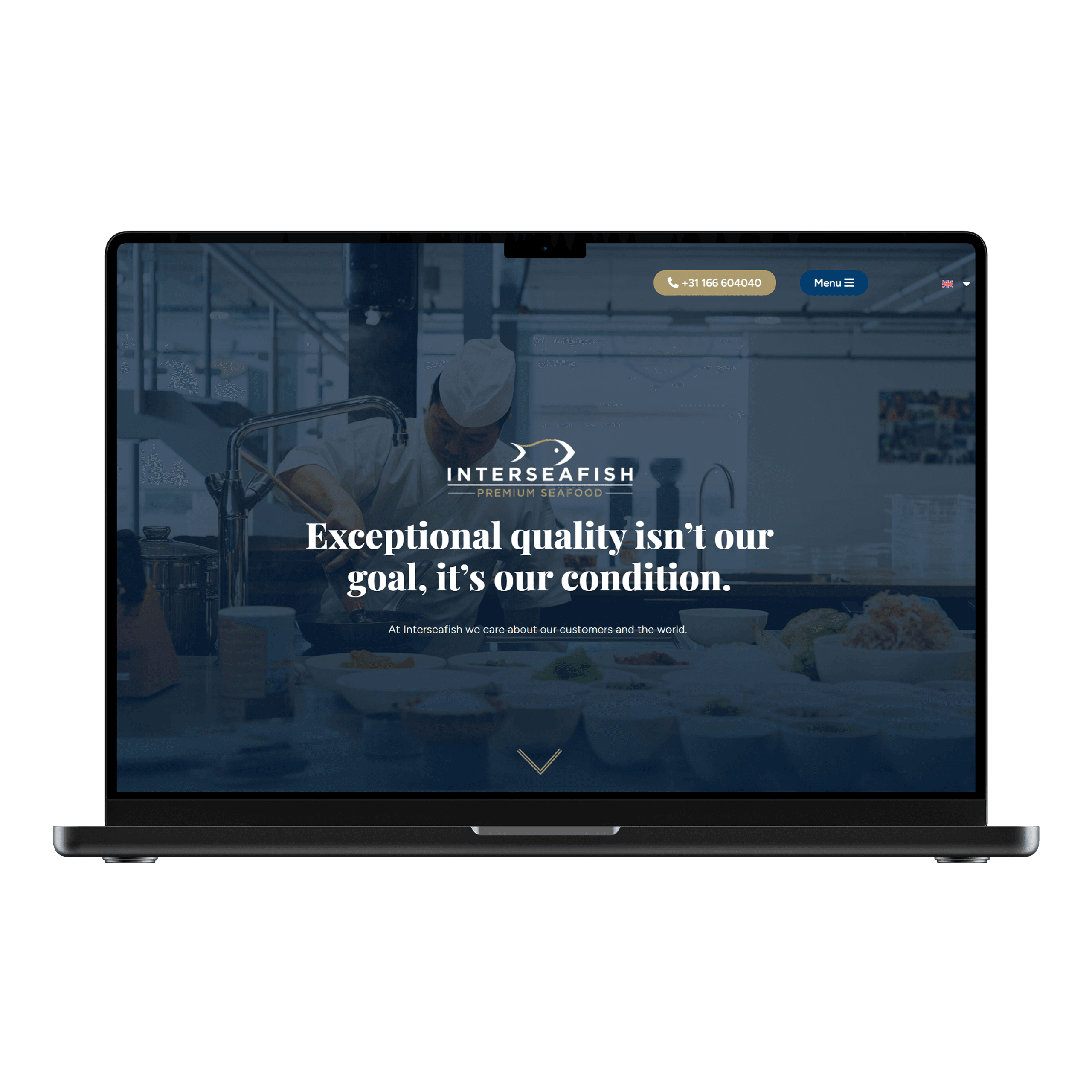 Interseafish website redesign
