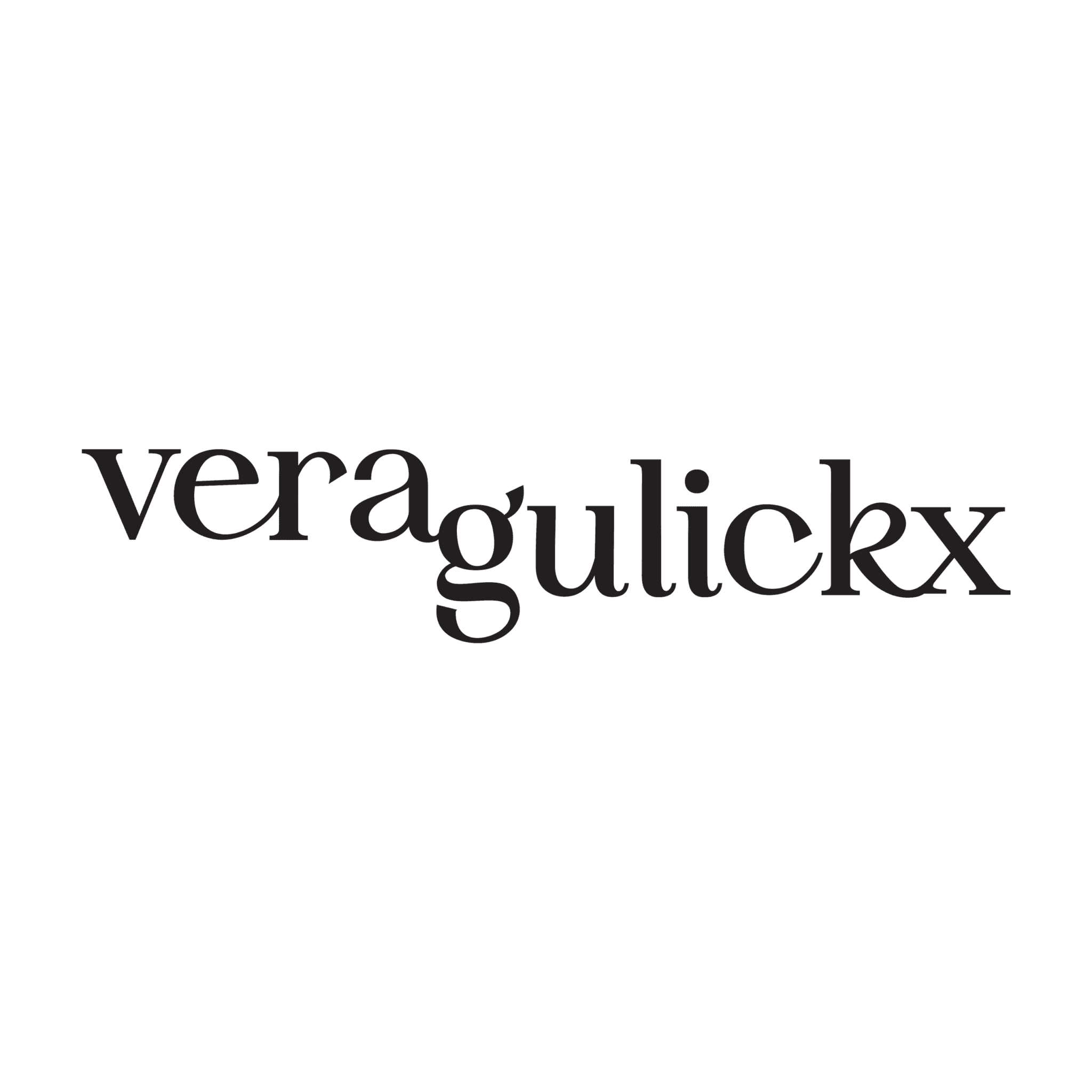 Vera Gulickx logo en huisstijl