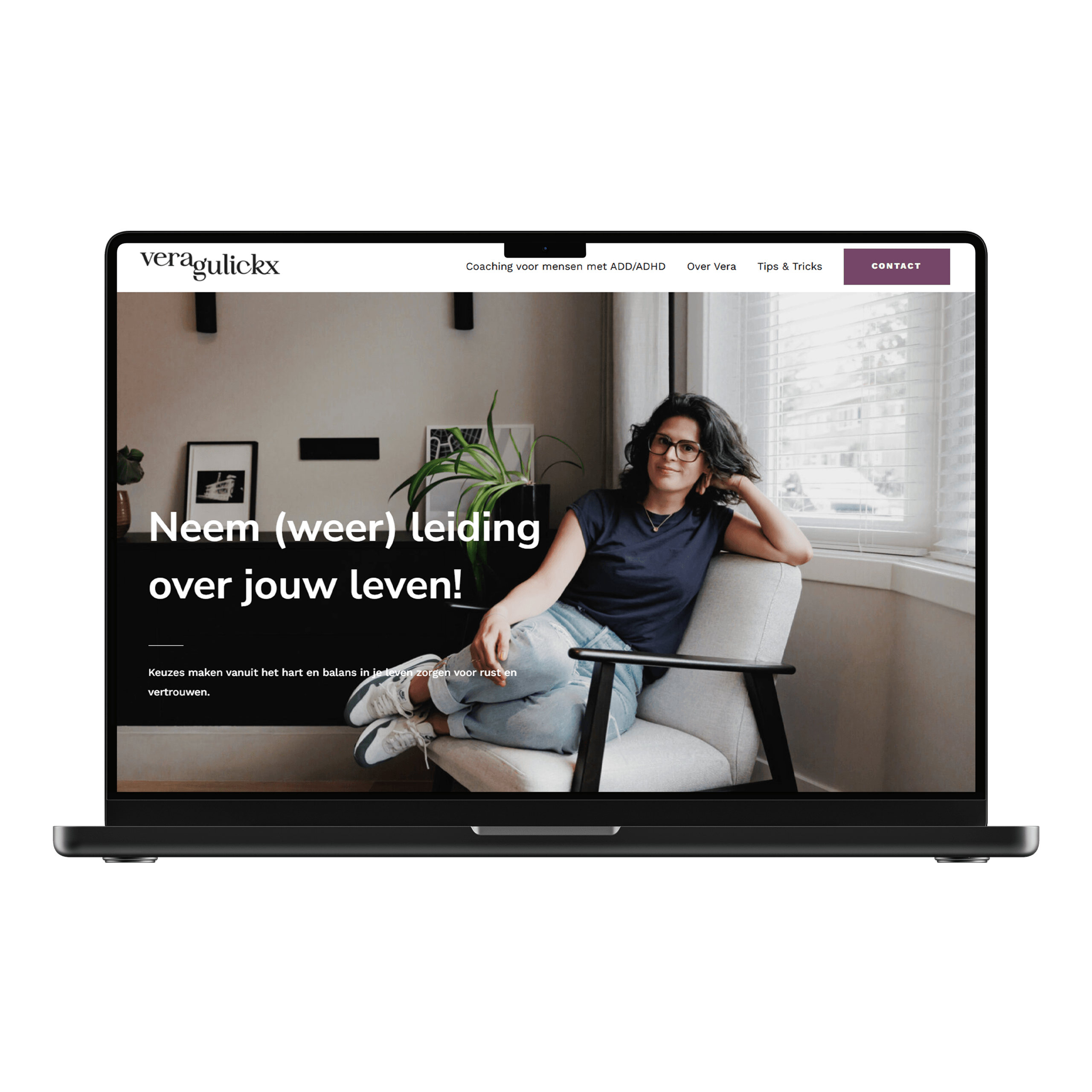 Vera Gulickx website redesign